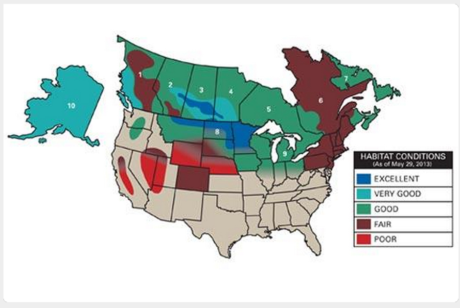 Duck Map Theodore Roosevelt Conservation Partnership