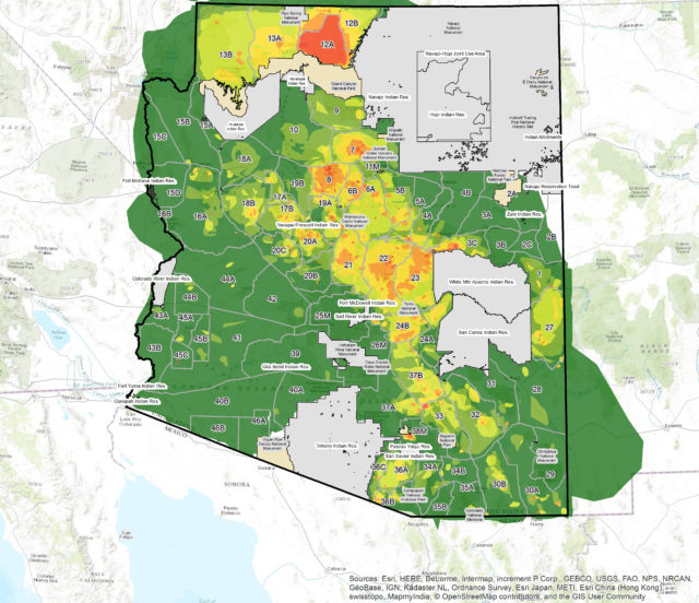 Arizona - Sportsmen's Value Mapping | Theodore Roosevelt Conservation ...