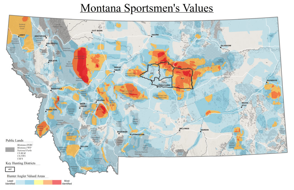 Montana - Sportsmen's Value Mapping 